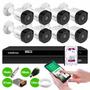 Imagem de Kit 8 Câmeras de Segurança Full HD 1080p VHD 3230 B G7 + DVR Intelbras MHDX 1208 8 Canais Multi HD