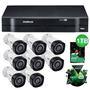 Imagem de Kit 8 Câmeras De Segurança Intelbras Multihd 1010b + Dvr 8ch Multihd Mhdx 1008 + Hd 1tb