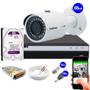 Imagem de Kit 8 Câmeras de Segurança Ultra HD 2k 30 metros infra VHD 3430 B + DVR Intelbras 4K + HD WD Purple