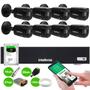 Imagem de Kit 8 Câmeras Intelbras VHD 1230 B Full HD 1080p Bullet Black G7 Visão Noturna 30m IP67 + Dvr Intelbras MHDX 1008-C 8 Canais + HD 2TB BarraCuda