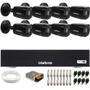 Imagem de Kit 8 Câmeras Intelbras VHD 1230 B Full HD 1080p Bullet Black G7 Visão Noturna 30m IP67 + DVR Intelbras MHDX 3108-C 8 Canais