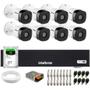 Imagem de Kit 8 Câmeras Intelbras VHD 1230 B Full HD 1080p Bullet Visão Noturna de 30 metros IP67 + Dvr Intelbras MHDX 1008-C 8 Canais + HD 1TB BarraCuda