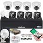 Imagem de Kit 8 Cameras Seguranca 2mp Full HD DVR Intelbras 8ch c/hd