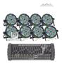 Imagem de Kit 8 Canhao Refletor Led 64 Rgbw 54 Leds 3w + Mesa Dmx32 Ch