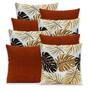 Imagem de Kit 8 Capas de Almofada Lisa e Estampada com Zíper Gorgurinho 40x40cm