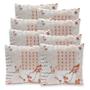 Imagem de Kit 8 Capas de Almofadas Estampadas PIQUET Favinho 40x40 C/ Zíper Decoração Luxo