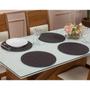 Imagem de Kit 8 Capas Sousplat Jogo Americano Sala Jantar Estampado Redondo Cozinha Mesa 1 Peça 35cm x 35cm