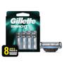 Imagem de Kit 8 Cargas Gillette Mach3 + Porta Aparelho Gillette