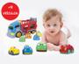 Imagem de Kit 8 Carrinhos Baby Cars e Cargo Para Bebês Big Star