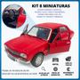 Imagem de Kit 8 Carrinhos De Ferro Miniaturas Abre As Portas Coleção