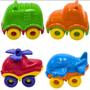 Imagem de Kit 8 Carrinhos Super Frotinha Baby Animal Brincar Diversão