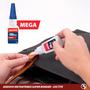 Imagem de Kit 8 Colas Super Bonder Mega 20g Ultra Forte Cola Instantânea Multiuso - LOCTITE