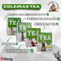 Imagem de Kit 8 Coleira Tea Konig Média 44cm AntiPulgas e Carrapatos