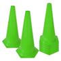 Imagem de Kit 8 Cones de Marcação de Plástico Muvin - 50cm - Treinamento Funcional, Agilidade e Fortalecimento