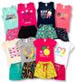 Imagem de Kit 8 Conjunto Infantil Feminino Roupa de Verão Menina