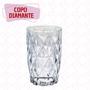 Imagem de Kit 8 Copos De Vidro Resistente Diamente 370 ML Transparente