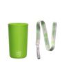 Imagem de Kit 8 Copos Eco Sustentavel 280Ml Com Cordão Green Cups