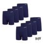 Imagem de Kit 8 Cueca Boxer Box Plus Size Trifil Sem Costura Microfibra Original