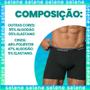 Imagem de Kit 8 Cuecas Adulto Boxer Selene Box Algodão Cotton Masculina