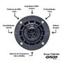 Imagem de Kit 8 Driver Orion 120w Rms 8 Ohms Com 8 Cornetas Longas