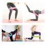 Imagem de Kit 8 Elásticos Faixas Mini Band Para Exercícios Fitness