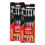 Imagem de Kit 8 Escova Dental Colgate Slim Soft Black 