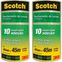 Imagem de Kit 8 Fitas de Empacotamento 3M SCOTCH 5802 45MM X 45M