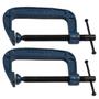 Imagem de Kit 8 Grampos Sargento Tipo C 100Mm 4 Pol. Para Marceneiro