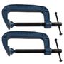 Imagem de Kit 8 Grampos Sargento Tipo C 100mm 4 Pol. para Marceneiro