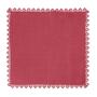 Imagem de Kit 8 Guardanapo Renda Vermelho Poli-Bambu 45X45Cm Rafimex