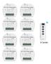 Imagem de Kit 8 Interruptor Cortina Wifi Alexa Google Home + Controle