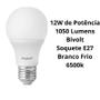 Imagem de Kit 8 Lâmpadas 12w Led Bulbo 6500k E27 Luz Branco frio 110V/220V