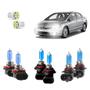 Imagem de Kit 8 Lampadas Farol + Milha H11 Honda Civic 2004 A 2008