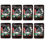 Imagem de Kit 8 Latas Poker Chips Com 100 Fichas + 1 Ficha Dealer Cada