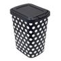 Imagem de Kit 8 Lixeiras 9L Com Tampa Click Metalizado Arqplast C/ NF