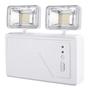 Imagem de Kit 8 Luminária Emergência Bloco Autônomo LED 2 Faróis 18W 3000 lm 100-240V