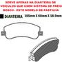 Imagem de Kit 8 mola alinhador trava pastilha freio bosch dianteiro vw amarok 2.0 10/22 - stilo 1.8 02/10 - transit corolla 09/13