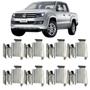 Imagem de Kit 8 mola alinhador trava pastilha freio bosch dianteiro vw amarok 2.0 10/22 - stilo 1.8 02/10 - transit corolla 09/13