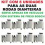 Imagem de Kit 8 mola alinhador trava pastilha freio bosch dianteiro vw amarok 2.0 10/22 - stilo 1.8 02/10 - transit corolla 09/13