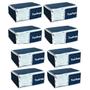 Imagem de Kit 8 Organizador de Toalhas Azul Marinho 901 Nylon VB HOME