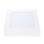 Imagem de Kit 8 Painel Plafon Quadrado Sobrepor 12w Branco Quente 3000k