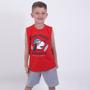 Imagem de Kit 8 Peças Infantil de Verão menino Masculino para Crianças com Regatas e Bermudas