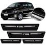 Imagem de Kit 8 Peças Soleira Adesivo Porta Vw Fox 2011 2012 2013 2014 2015 2016 2017 2018 2019 2020