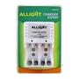 Kit 8 Pilhas Recarregáveis Carregador Rápido Bivolt AA / AAA - ALLIGHT Imagem de Kit 8 Pilhas Recarregáveis Carregador Rápido Bivolt AA / AAA