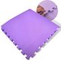 Imagem de Kit 8 Placa Tapete Infantil Peça EVA Estilo Tatame 50x50cm 10mm (2m²) Emborrachado Crianças Bebes Exercícios c/ Encaixe + Bordas Acabamento