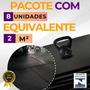 Imagem de Kit 8 Placas Tatame Piso Eva Emborrachado Playground Atividades Fisicas - 50x50cm