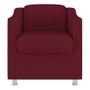 Imagem de Kit 8 Poltronas Decorativa Tilla Suede Marsala - TWdecora