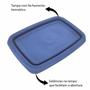 Imagem de Kit 8 Pote Sanremo Retangular 280ml Vai Freezer Microondas Potinho Ideal Congelar Alimentos Pequenas Porções