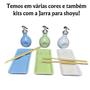 Imagem de Kit 8 Prato individual Sapporo com Divisória de shoyu Creme Porcelana Resistente