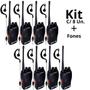 Imagem de Kit 8 Radio Comunicador Profissional Uhf 16 Canais Original 8 Walkie Talkie Com Fone Ht 777s Nf